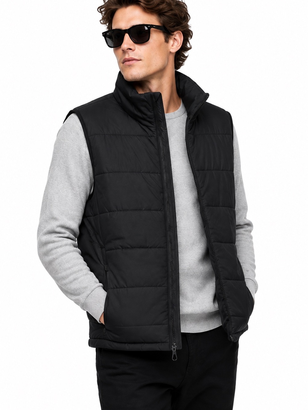 Port Authority Black Quilted Puffer Vest